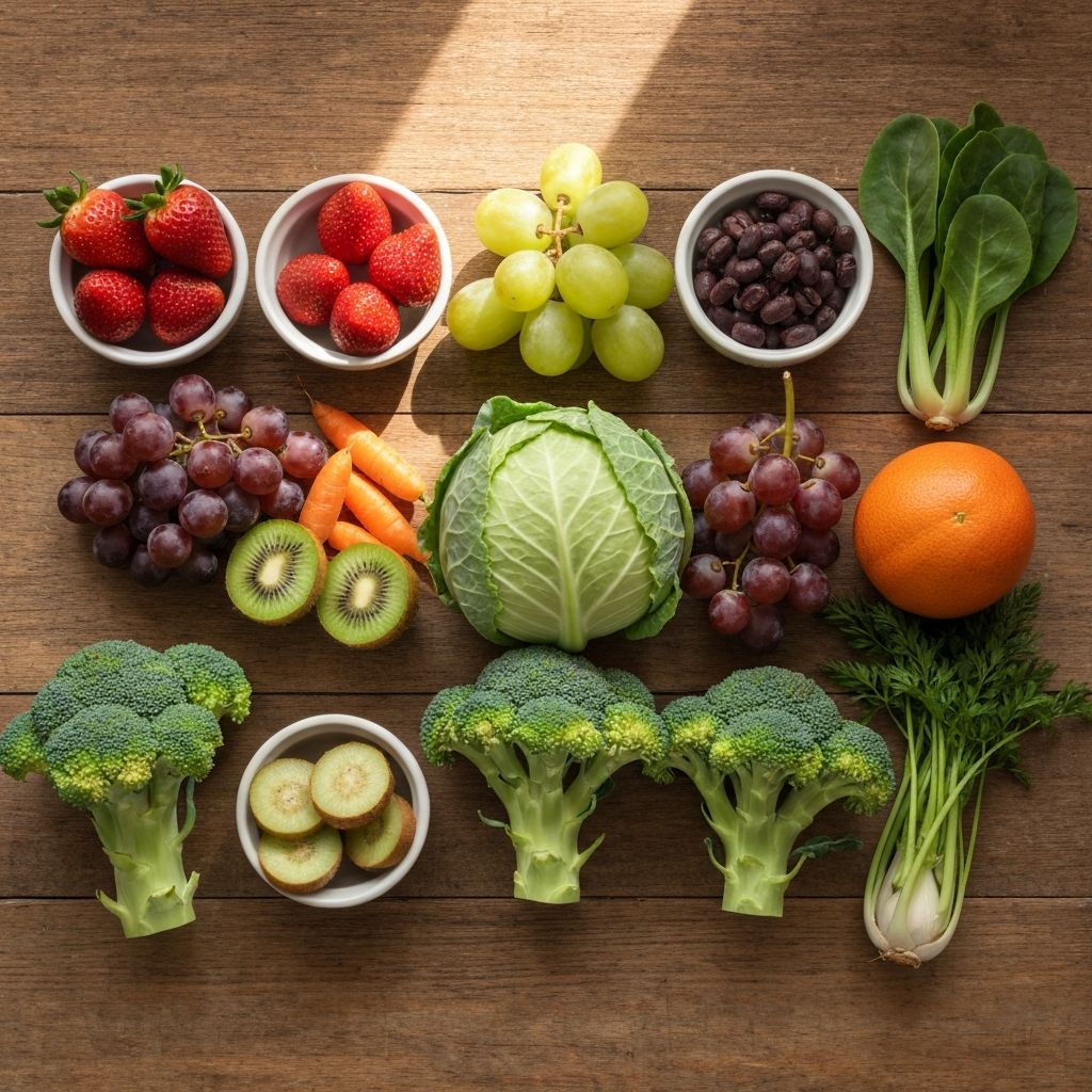 Fresh vegetables and healthy food
